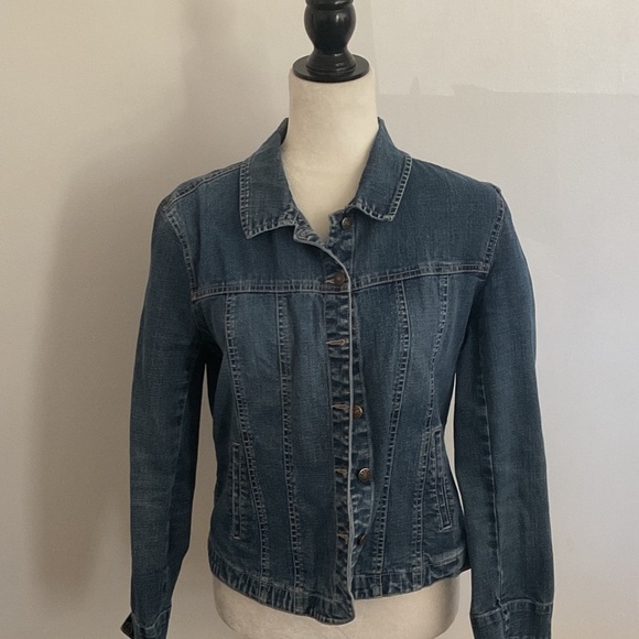 Live a Little Jackets & Blazers - Live a Little Dark Blue Jean Jacket